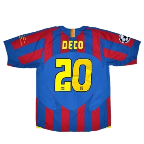 Barcelona 2005/06 Home Retro Jersey - UCL Final #20 DECO | Shop Now