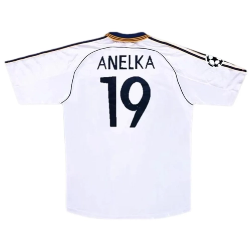 Real Madrid 1998/00 Home Jersey - Anelka #19 - Classic Retro Kit