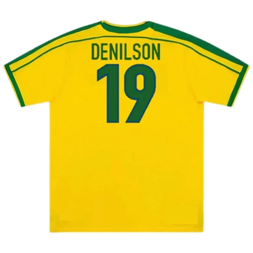 Brazil 1998 Denilson Jersey - Retro World Cup Home Shirt - Shop Now!