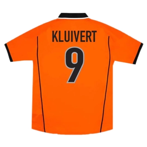 Kluivert #9 Netherlands 1998 Home Jersey - Retro World Cup Kit