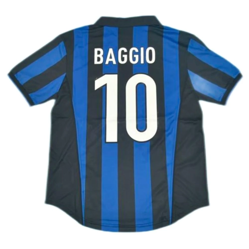 Inter Milan Baggio #10 Jersey (1998-99) - Retro Home Kit | Shop Now