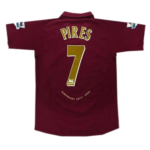 Arsenal 2005/06 Retro Home Jersey: Iconic Football Kit