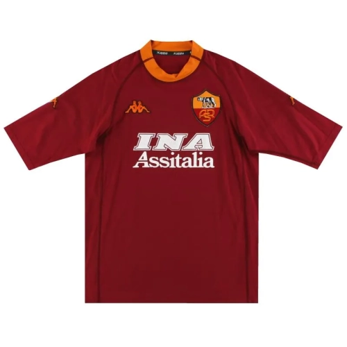 AS Roma 2000/01 Retro Jersey: Iconic Kit for Football Fans