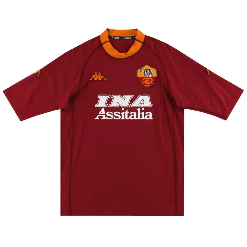 AS Roma 2000/01 Retro Jersey: Iconic Kit for Football Fans