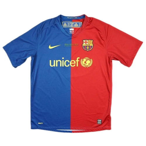 Barcelona 2008/09 UCL Final Retro Home Kit - Iconic Football Jersey