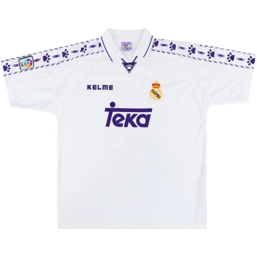 Real Madrid 1996-97 Home Retro Jersey: Classic Football Kit