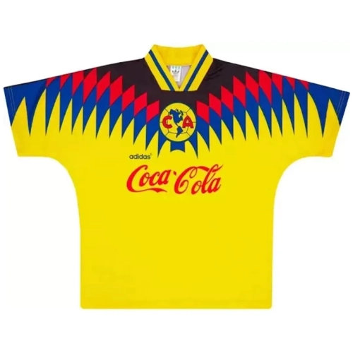 Club America 1995 Home Jersey: Authentic Retro Yellow Kit