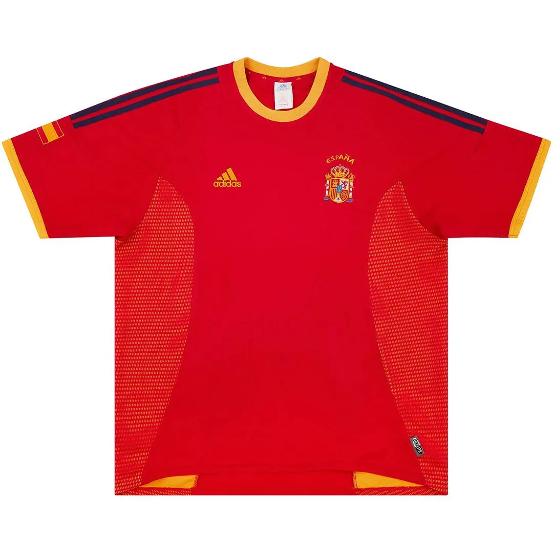 Spain 2002 World Cup Jersey: Replica Home Kit & Authentic Gear