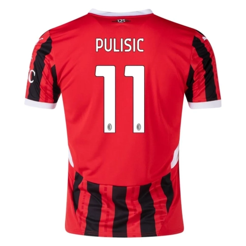 AC Milan Pulisic #11 Home Jersey 2024/25 - Replica Kit