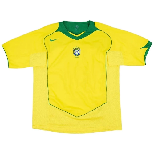 Brazil 2004 Retro Home Jersey: Iconic Football Kit - Shop Now!