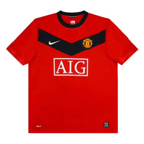 Man Utd 2009/10 Home Retro Jersey - Classic Football Kit