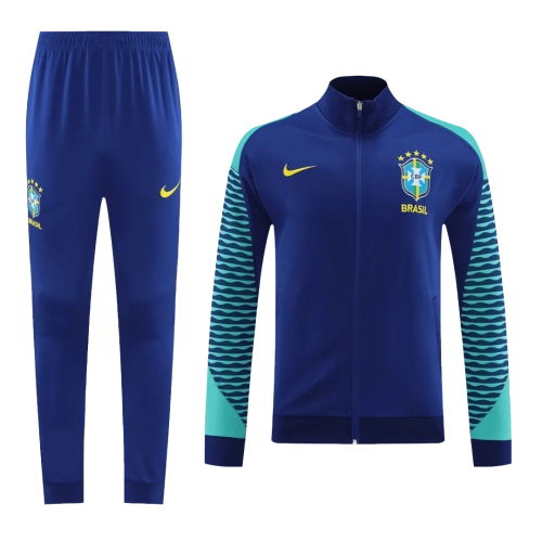 Brazil Training Kit 2023/24 - Blue Jacket & Pants | Replica Gear