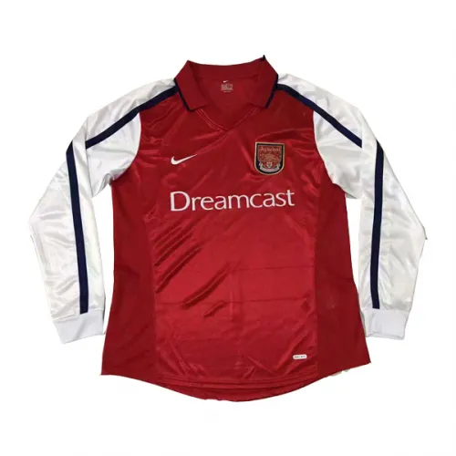 Arsenal 2000/01 Retro Home Long Sleeve Jersey - Classic Football Kit