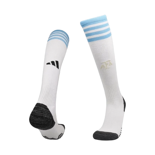 Argentina 2022 Home Soccer Socks: Replica Gear & Authentic Design
