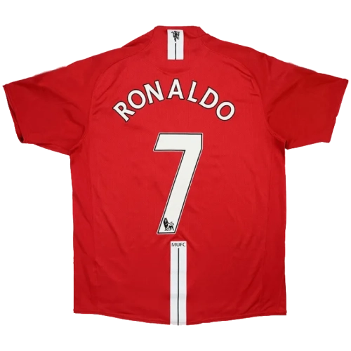 Cristiano Ronaldo #7 Man Utd 2007/08 Retro Home Jersey - Shop Now!