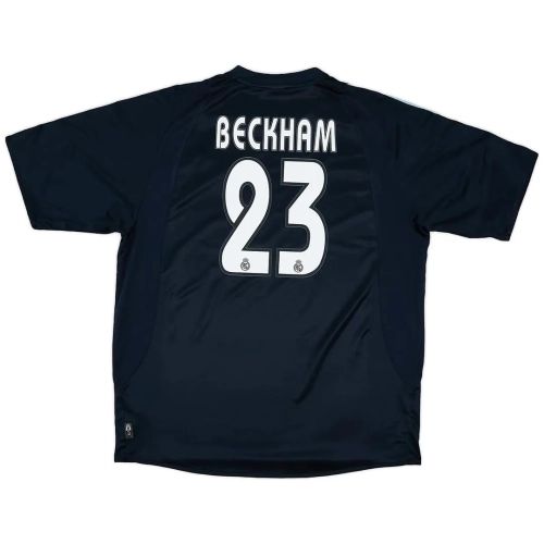Beckham Real Madrid Away Jersey 2003/04 - #23 Retro Football Shirt