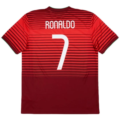 Portugal 2014 Retro Home Jersey #7 Ronaldo - Classic Football Shirt