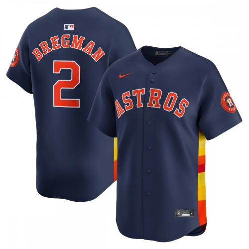 Alex Bregman Jersey Houston Astros Navy Alternate