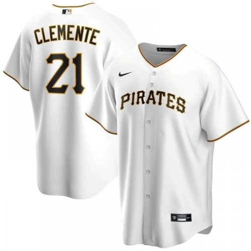 Pittsburgh Pirates Clemente 21 Jersey Men's Nike White Home 2020