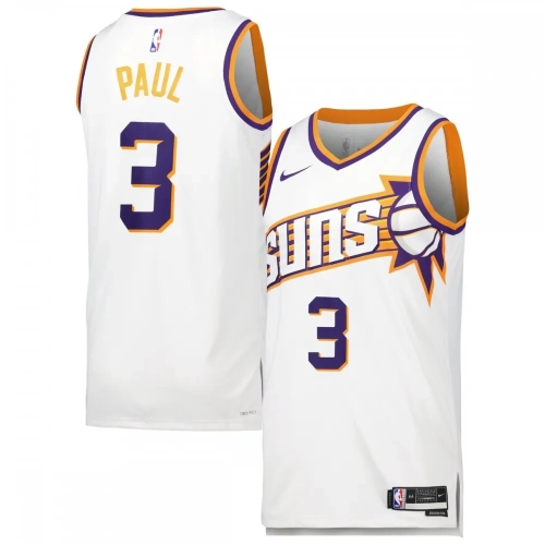 Chris Paul Suns Jersey White Association Edition