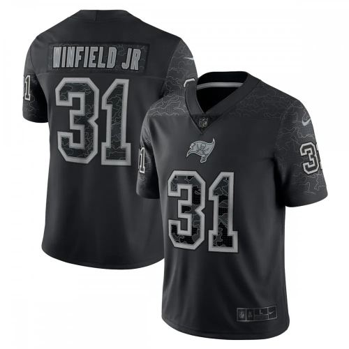 Antoine Winfield Jr Jersey Black Reflective Limited Edition Buccaneers