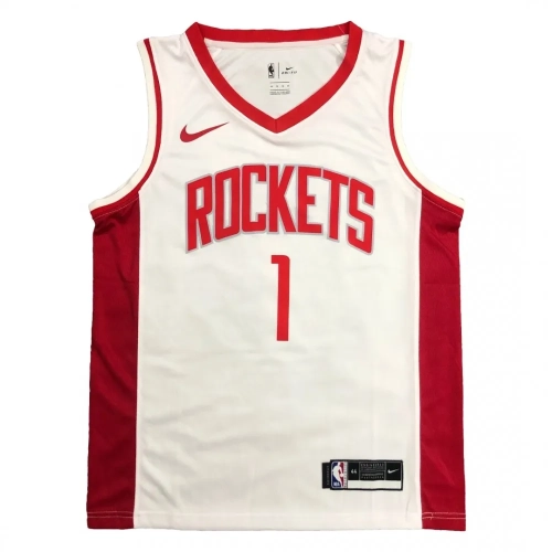 Houston Rockets McGrady Jersey Men's White Swingman