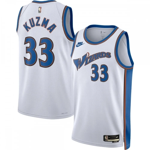 Kyle Kuzma Wizards Jersey 2022-23 White Classic Edition