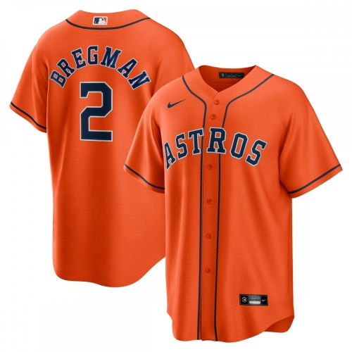 Alex Bregman Astros Jersey Nike Orange Alternate