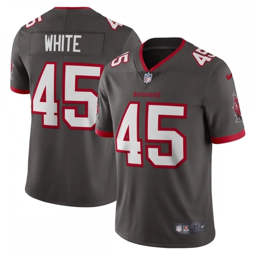 Devin White Buccaneers Jersey Nike Vapor Limited Pewter