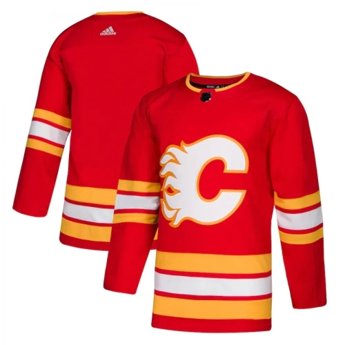 Men's Calgary Flames Red Alternate Adidas Jersey Authentic