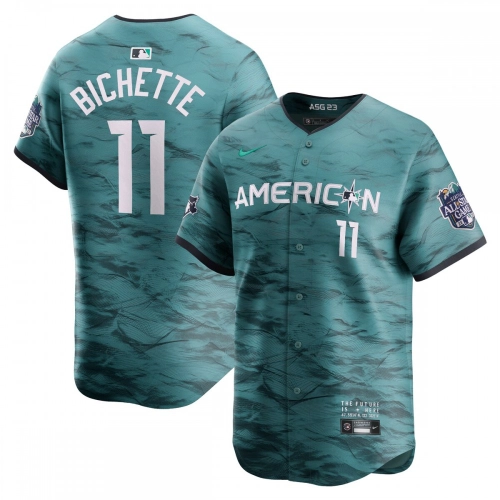 Bo Bichette All-Star Jersey 2023 Teal Nike MLB
