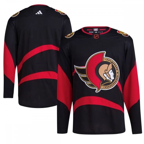 Ottawa Senators Reverse Retro 20 Hockey Jersey Black Authentic