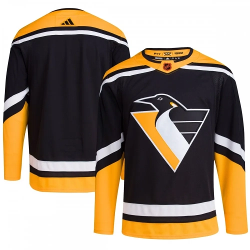 Pittsburgh Penguins Reverse Retro 20 Jersey Black Authentic