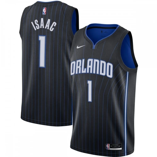 Jonathan Isaac Jersey Black Icon Edition Authentic NBA Apparel