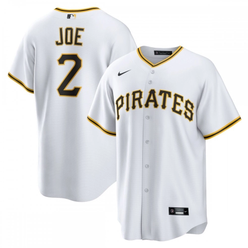Connor Joe Pirates Jersey White Home Replica