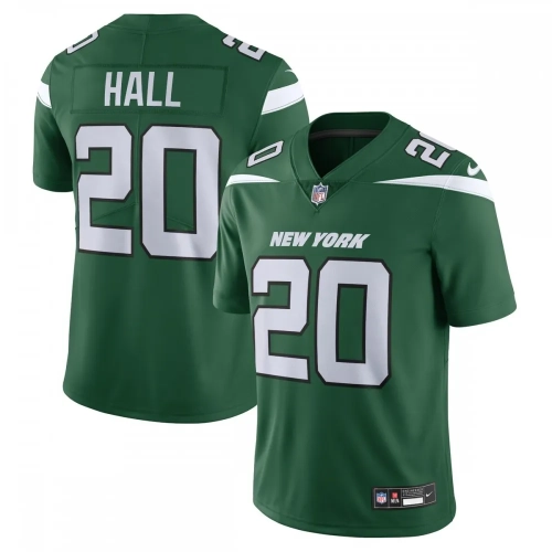 Breece Hall Jets Jersey Nike Vapor Untouchable Limited Gotham Green
