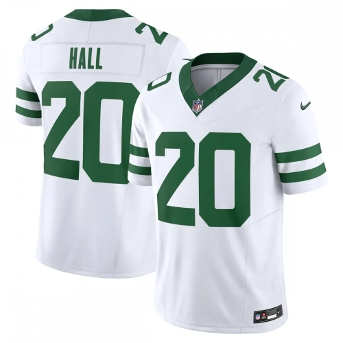 Breece Hall Jets Jersey Nike Vapor FUSE Limited Edition White