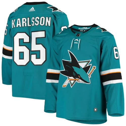 Erik Karlsson Sharks Jersey Authentic Adidas Home