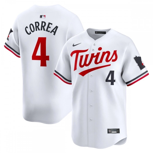 Minnesota Twins Correa Jersey White Nike Limited