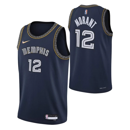 Ja Morant Grizzlies Jersey 2021-22 Nike Black Diamond City Edition