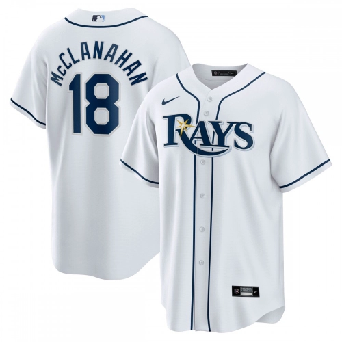 Tampa Bay Rays McClanahan Jersey White Home Replica