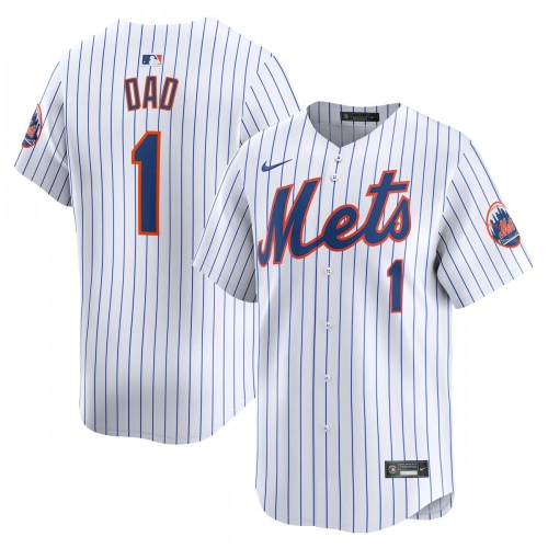 Authentic New York Mets Home Jersey Limited Edition for #1 Dad