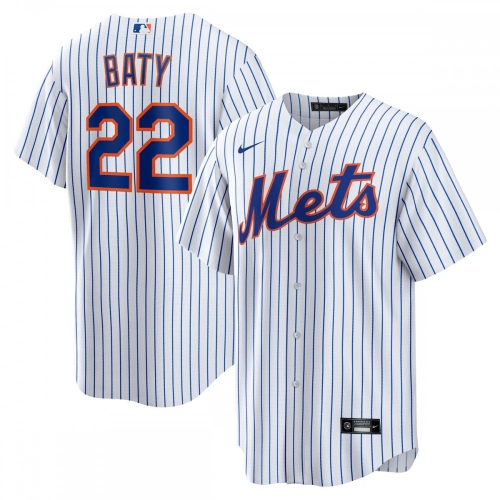Brett Baty Mets Jersey Replica White Edition