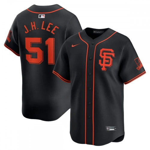 San Francisco Giants Jung Hoo Lee Black Alternate Jersey