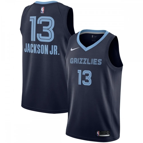 Memphis Grizzlies Jaren Jackson Jr Nike Jersey Navy Swingman