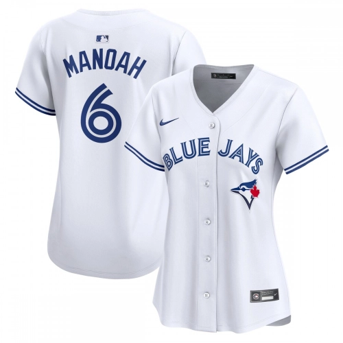 Alek Manoah Blue Jays Women's Limited Jersey - White Nike