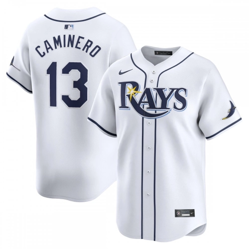 Tampa Bay Rays Junior Caminero Jersey Nike Home White