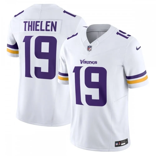 Adam Thielen Vikings Jersey White Limited Edition Vapor FUSE