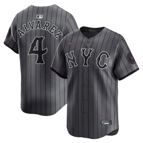 Francisco Alvarez Mets City Connect Jersey 2024 Nike Player Edition