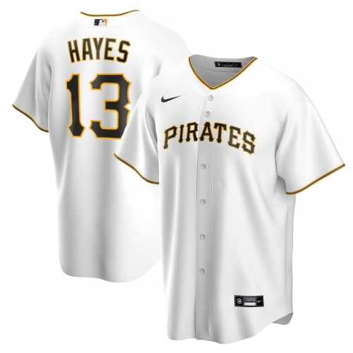 KeBryan Hayes Pirates Jersey White Nike Replica